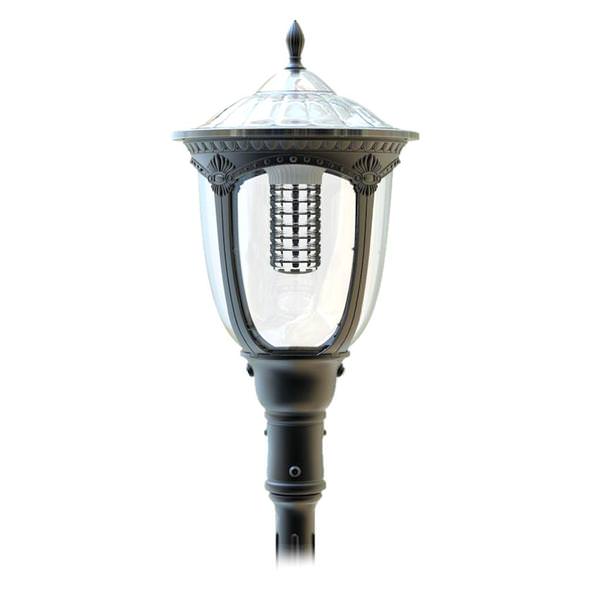 20 watt 3000K Cool White Black LED Solar Flood Light